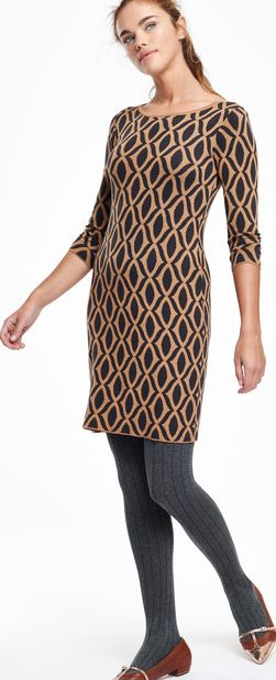 Boden, 1669[^]35216373 Jacquard Tunic Party Dress Acorn Boden, Acorn