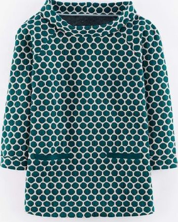 Boden, 1669[^]35016872 Jersey Jacquard Top Jade/Dusky Pink Boden,