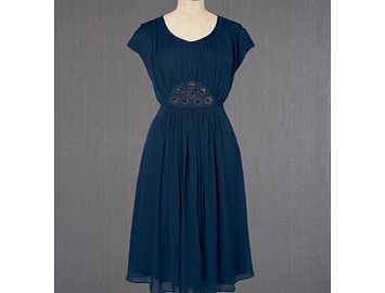 Boden Jewelled Georgette Dress, Blue 33791757