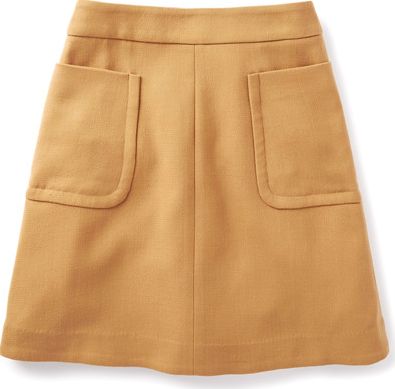 Boden Julia Patch Pocket Skirt Acorn Boden, Acorn