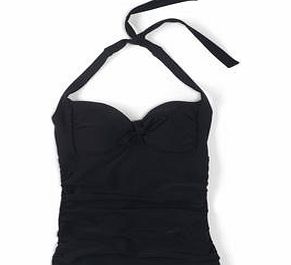 Boden Knot Front Tankini Top, Black,Tutti Frutti