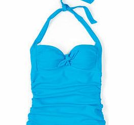 Boden Knot Front Tankini Top, Dark Turquoise,Lotus