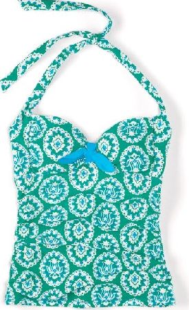 Boden Knot Front Tankini Top Green Boden, Green 34567776