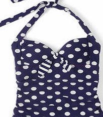 Boden Knot Front Tankini Top, Sailor Blue Spot 34567933