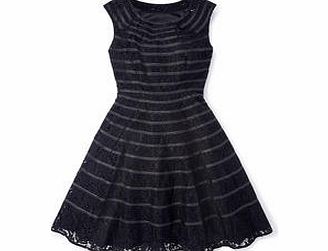 Boden Lace Marilyn Dress, Black,Lapis 34487686