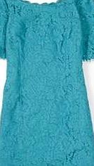 Boden Lace Tunic Dress, Capri Blue 34733741