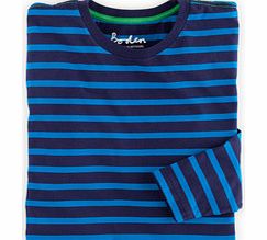 Boden Layering T-shirt, Midnight/Electric Blue