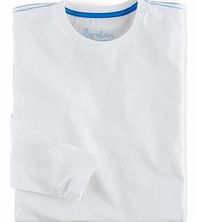 Boden Layering T-shirt, Wine,Denim,White,Grey