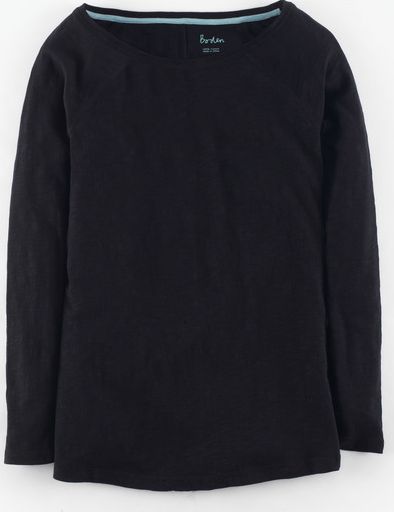 Boden, 1669[^]35003003 Lightweight Baseball Tee Black Boden, Black