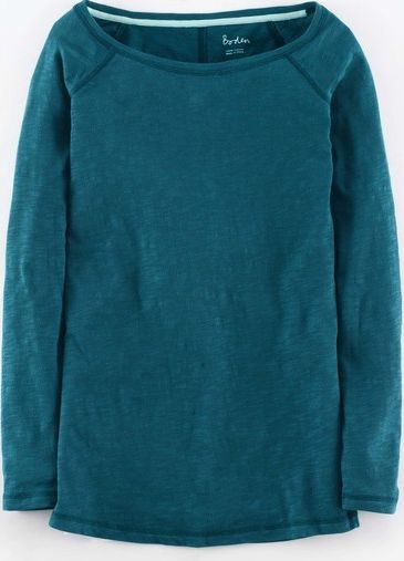 Boden, 1669[^]35113968 Lightweight Baseball Tee Green Boden, Green