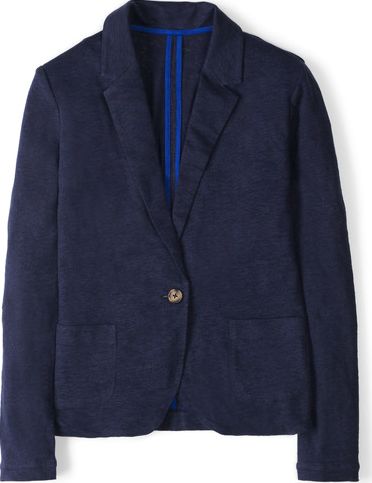 Boden, 1669[^]34820985 Linen Blazer Navy Chambray Boden, Navy Chambray
