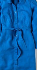 Linen Shirt Dress, Oriental Blue 34146498