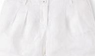 Boden Linen Shorts, White 34820399