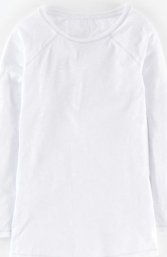 Boden, 1669[^]35232867 Long Lightweight Baseball Tee Pink Boden, Pink