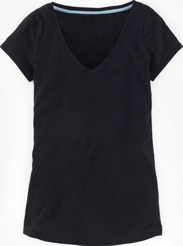 Boden, 1669[^]35231729 Long Lightweight V-neck Black Boden, Black