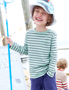 Boden Long Sleeve Stripy T-shirt 21590