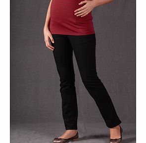 Maternity Straightleg Jeans, Black 32448813