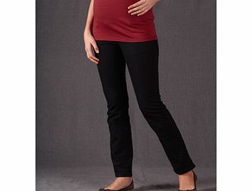 Maternity Straightleg Jeans, Black 32448896