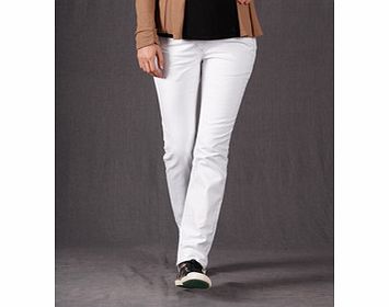 Boden Maternity Straightleg Jeans, White 32705253
