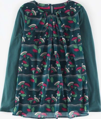 Boden, 1669[^]35016062 Matilda Top Pine Deco Floral Boden, Pine Deco