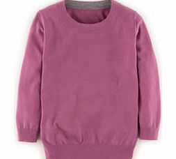Boden Merino Crew Neck Jumper, Purple,Yellow 34259457
