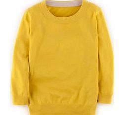 Boden Merino Crew Neck Jumper, Yellow,Purple 34259796