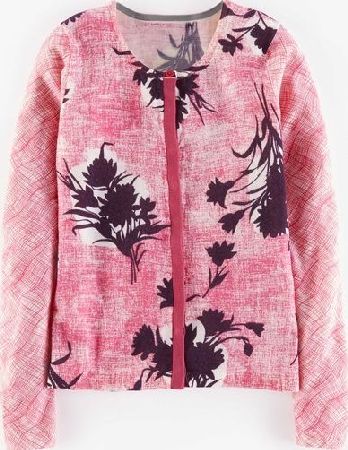 Boden, 1669[^]35190909 Merino Print Cardigan Rose Bloom Textured Flower