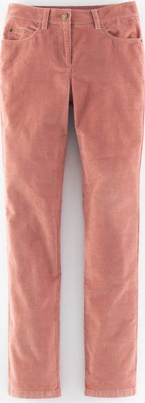 Boden, 1669[^]35096189 Mid Rise Straight Leg Jeans Dusky Rose Cord