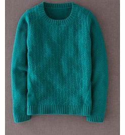 Boden Mixed Stitch Jumper, Green 33674672