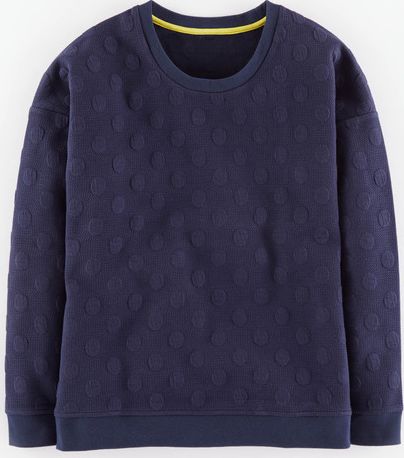 Boden, 1669[^]35233477 Mollie Jacquard Sweatshirt Blue Boden, Blue