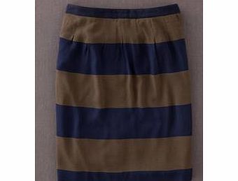 Boden Monmouth Skirt, Khaki Bold Stripe 33700337