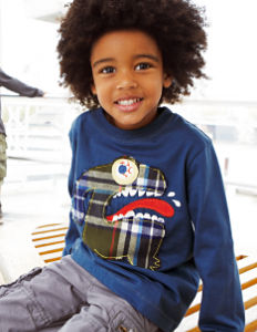 Monster Appliqu&eacute; T-shirt 21304