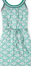 Multi Trim Dress, Green Scribble Print 34878876