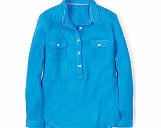 Boden Murcia Shirt, Bright Cyan,Blue,White 34736116