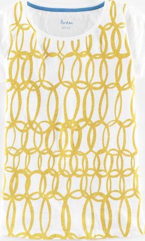 Boden, 1669[^]35013531 Natalie Tee Canary Loops Boden, Canary Loops