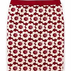 Notre Dame Skirt, Beetroot Jacquard,Multi Pink