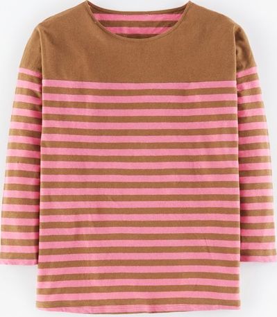 Boden, 1669[^]35011816 Oversize Stripe Top Praline/Pink Boden,