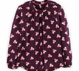 Boden Paris Blouse, Purple,Green,White,Black and