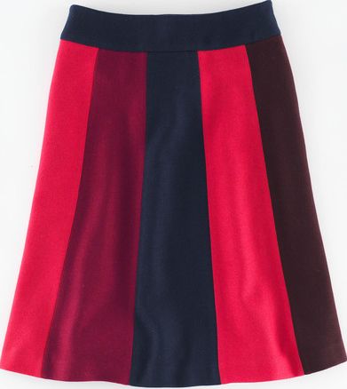 Boden, 1669[^]35195809 Patsy Panel Skirt Navy/Dark Burgandy/Amaranth