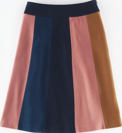 Boden, 1669[^]35196070 Patsy Panel Skirt Navy/Dusky Rose/Galaxy Blue