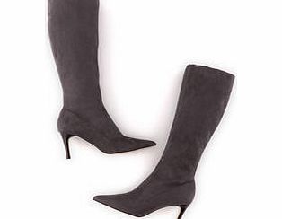 Boden Pointed Stretch Boot, Black,Blue,Tan