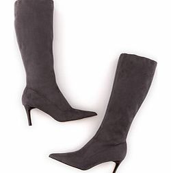 Boden Pointed Stretch Boot, Grey 34219006