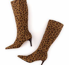 Boden Pointed Stretch Boot, Tan Leopard 34218875