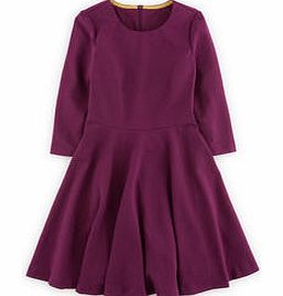 Boden Ponte Skater Dress, Purple 34434381
