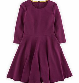 Boden Ponte Skater Dress, Purple 34434530