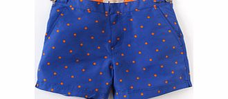 Boden Poolside Short, Bright Blue,Orange Spot 34062182