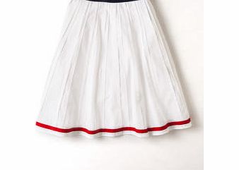 Boden Portofino Skirt, White,Light blue 34084392
