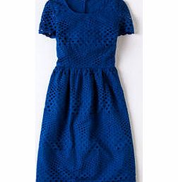 Boden Pretty Broderie Dress, Mediterranean Blue 34140491