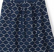 Boden Pretty Broderie Skirt, Blue 34816025