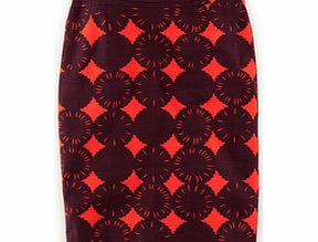 Boden Printed Cotton Pencil Skirt, Red 34360636